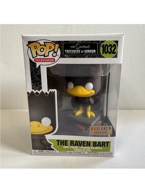 Funko Pop Raven Bart 1032 Simpsons Treehouse of Horror Box Lunch Exclusive READ